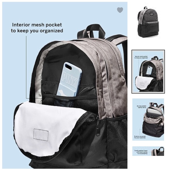 Victoria Secret Campus Backpack - Picture 2 of 7